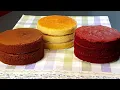 The 3 Perfect Cakes: Stop Making Mistakes and Master the Basics!