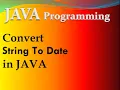 string to date conversion in Java Android Example