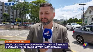 Motorista é rendido durante descanso e tem carga de R$170 mil roubada em Guaramirim
