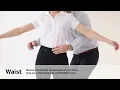 How to Measure your Chest Waist ladies - Total Uniform Solutions