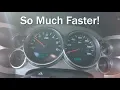 High Stall Torque Converter Acceleration Before and After