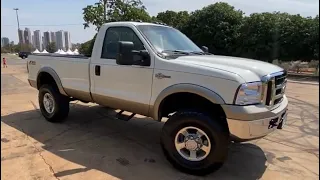 F250  2008 CUMMINS 4CL TRANSFORMADA EM KING RANCH