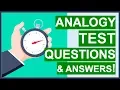 ANALOGY TEST Questions Tips Tricks and ANSWERS How To PASS Word Analogy Tests