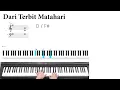 Lagu Dari Terbit Matahari | Piano Cover