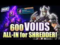 Download Lagu We went all-in… 600 Voids Pulls - ALL-IN for SHREDDER ⁂ Raid: Shadow Legends