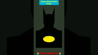 Draw Batman Logo In Python Turtle