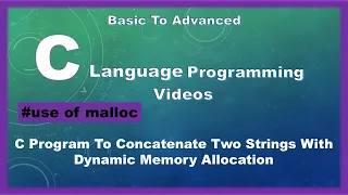 String Append i e Concatenation With Dynamic Memory Allocation in C