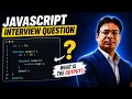 JavaScript Interview Question That Traps Developers Function Scope Variable Shadowing