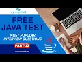 FREE Java Test - Part 13 SynergisticIT