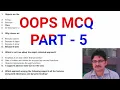 Object Oriented Techniques MCQ Part 5