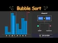 BUBBLE SORT in 3min Animation with Code ASMR