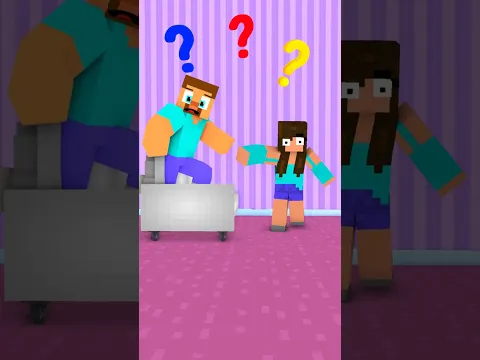 HELP Herobrine To save his girl and sister. Floor is Lava 🌋 Minecraft