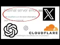Cloudflare-probleem - Websites werken niet | Twitter down | ChatGPT deblokkeer challenges.cloudfl...
