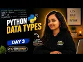 Learn Python Data Types in One Day 3 100 Days of Python Python Interview Questions