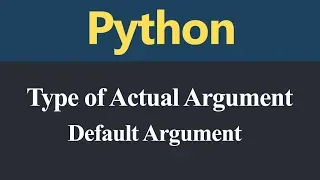 Default Argument in Python Hindi