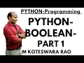 19a Python Boolean Part 1