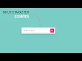 Input Text Field Character Counter in Vanilla Javascript