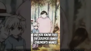 Did You Know That The Zoldyck Family 