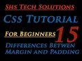 Css Tutorial For Beginners - 15 Differences Between Margin and Padding in CSS