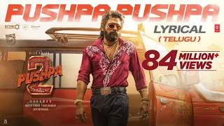 pushpa pushpa telugu lyrical pushpa 2 the rule allu arjun sukumar rashmika chandrabose dsp