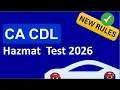California DMV HazMat Practice Test 2026 - CDL Questions Answers