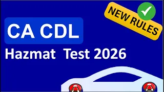 California DMV HazMat Practice Test 2026 - CDL Questions Answers