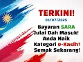 Download Lagu [TERKINI] Bayaran SARA Julai Dah Masuk! Anda Naik Kategori e-Kasih? Semak Sekarang!@BantuanMY​