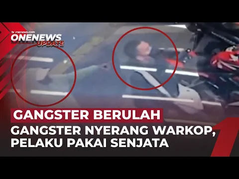 Tegang! Aksi Gangster Nyerang Warkop, Pelaku Gunakan Senjata Airsoft Gun