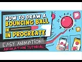 How to Draw a Bouncing Ball in Procreate Easy Animation Tutorial