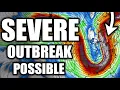 An Outbreak Of Severe Storms Is Likely Sunday Monday