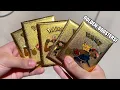 I OPENED THE RAREST GOLDEN POKEMON CARD BOOSTER PACKS AND FOUND THIS INSIDE THEM