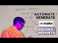 Automate generation process Typeform Google Sheets Docupilot with Make com