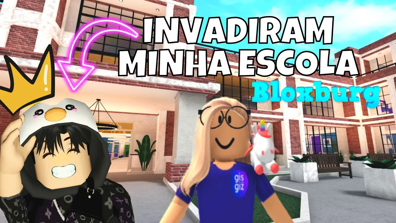 MINHA ESCOLA FOI INVADIDA BLOXBURG