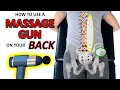 How to Use a Massage Gun on your Lower Back Glutes