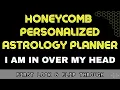Honeycomb Personalized Astrology Planner Flip-Through 2026 Custom Astro Planner Review