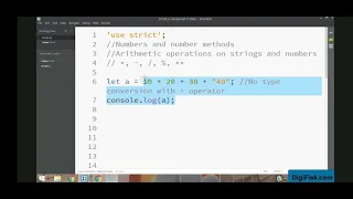C05 02 Arithmetic Operations on Strings and Numbers Incl isNaN