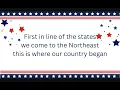 Northeast States and Capitals Song States and Capitals Song by region