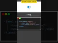 How to create a simple toggle switch using HTML and SCSS