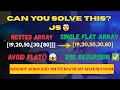 Day 4 JS Interview Problem Flatten Nested Array in JavaScript Asked in Interviews