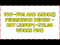 php-fpm and mkdir permission denied - but libphp7-zts so works fine