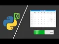 PyQt5 Tutorial 13 - Calender Widget Progress Bar
