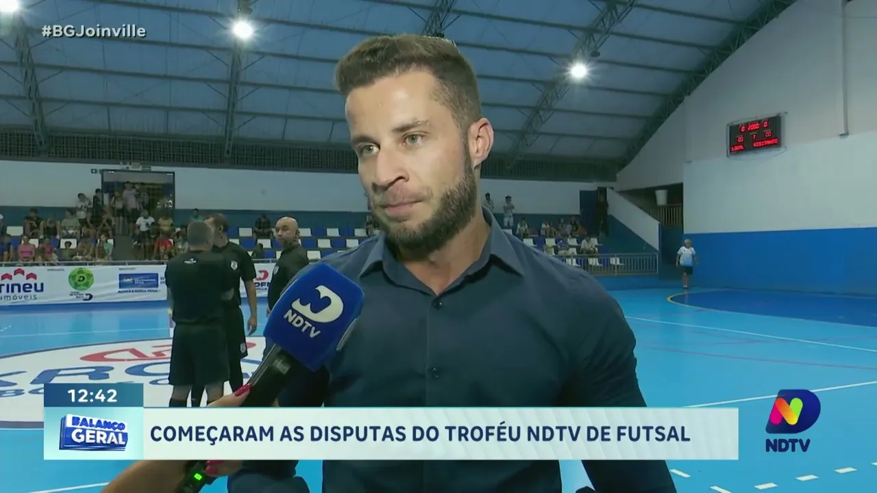 A bola rola: Troféu NDTV de Futsal começa com disputas Intensas!