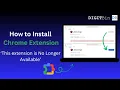 This Extension is No longer Available 2025 Fix Chrome Extension Not Supported