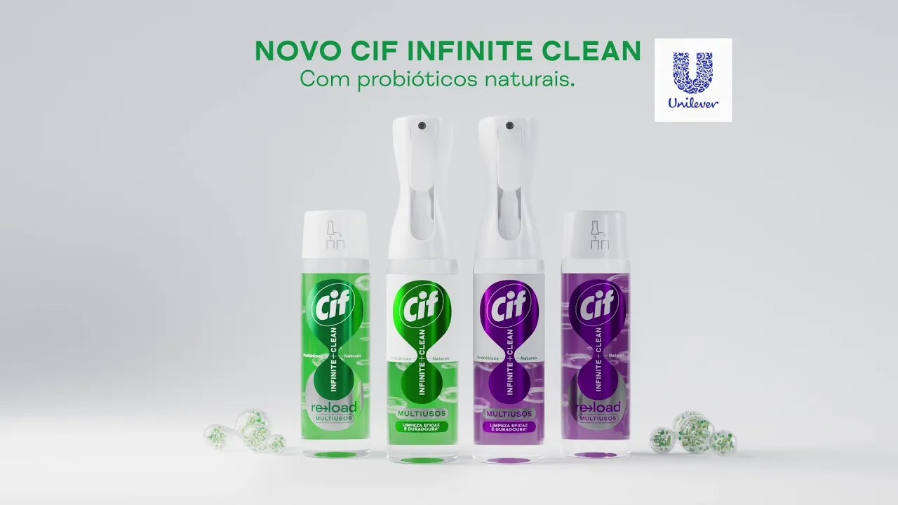Casa Cif — Cif Infinite Clean — Cleaning with Natural Probiotics (YouTube video ad)