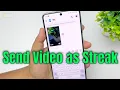 How to send from gallery as streak on snapchat