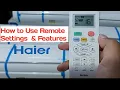 Download Lagu Haier Dc Inverter Ac Remote Full Settings \u0026 Features in Urdu / Hindhi |2021 Models Remote Setting|