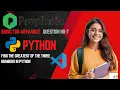 Python Coding Challenge Greatest of Three Numbers Explained basic to advance