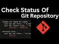 How to check status of Git repository