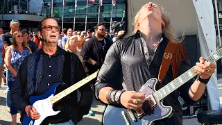 Eric Clapton Comes to Listen When I Start Playing at The Crossroads Guitar Festival