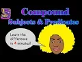 COMPOUND SUBJECT AND COMPOUND PREDICATE Parts of a sentence